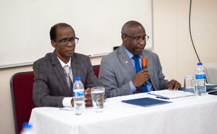  Signature du protocole d’accord relatif au Programme d’harmonisation des sciences comptables en Haïti